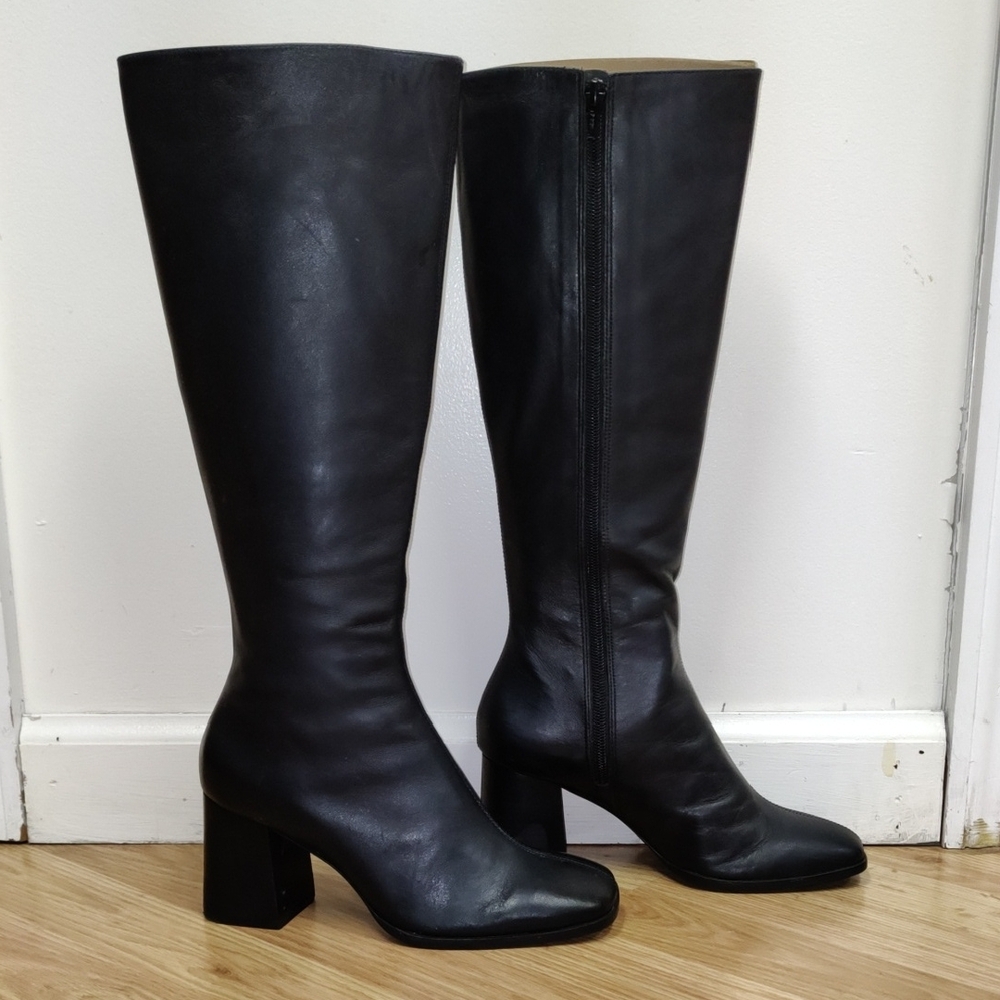 Reformation Nylah Nappa Leather Tall Boots